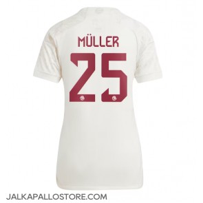 Bayern Munich Thomas Muller #25 Kolmaspaita Naisten 2023-24 Lyhythihainen